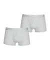 Dolce & Gabbana Men's Plain Cotton Stretch Boxers, 2-pack In Gray