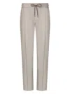 Dolce & Gabbana Logo-patch Drawstring Track Pants In Grey
