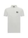 Dolce & Gabbana Cotton Piqué Polo-shirt With Branded Tag In White