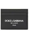 Dolce & Gabbana Men Portacarte In Pelle In Black