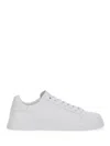 Dolce & Gabbana Portofino Light White Sneakers With Logo Patch On The Tongue And Tonal Logo Lettering On The Heel In In White