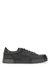 Dolce & Gabbana Gray Calfskin Portofino Yacht Sneakers In Multicolour