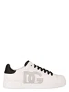 Dolce & Gabbana Portofino Leather Low-top Sneakers In White