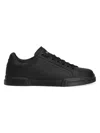Dolce & Gabbana Portofino Light Sneaker In Calfskin For Men In Black