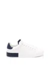 Dolce & Gabbana White Sneakers With Minimalist Design And Cushioned Sole In White