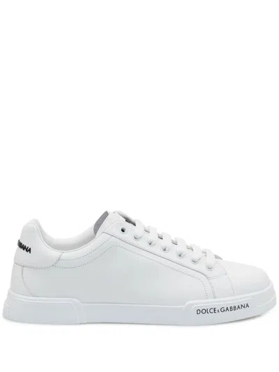 DOLCE & GABBANA DOLCE & GABBANA MEN PORTOFINO NAPPA SNEAKERS