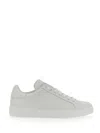 Dolce & Gabbana Portofino Light White Sneakers With Logo Patch On The Tongue And Tonal Logo Lettering On The Heel In In White