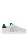 Dolce & Gabbana Portofino Leather Low-top Sneakers In White