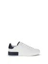 Dolce & Gabbana White Sneakers With Minimalist Design And Cushioned Sole In White