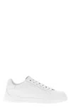 Dolce & Gabbana Leather Sneakers In White
