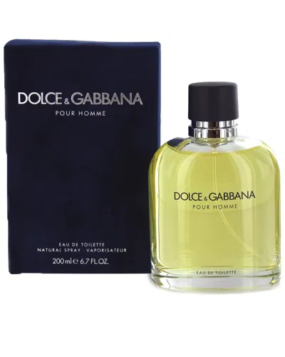 Dolce & Gabbana Men's Pour Homme 6.7oz Edt Spray In Transparent