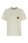 Dolce & Gabbana Pocketed Ribbed Neck T-shirt In Neutral