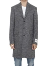 Dolce & Gabbana Men's Raffia Single Breasted Coat In Grey