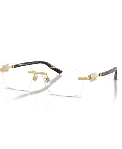 Dolce & Gabbana Men's Rectangle Eyeglasses, Dg1361 In Gray