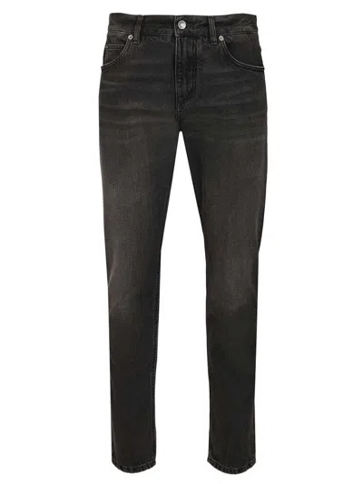 Dolce & Gabbana Men Regular-fit Jeans In Black