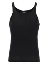 Dolce & Gabbana 'tank Top With Dg Embroidery In Black