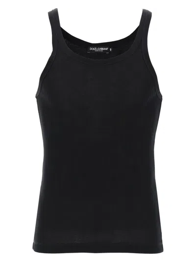 DOLCE & GABBANA MEN'S RIBBED TANK TOP
