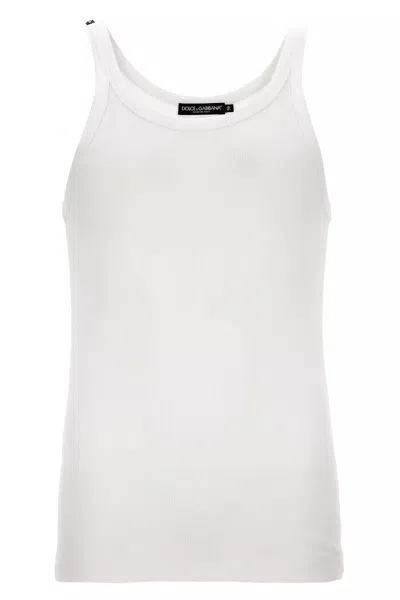 DOLCE & GABBANA DOLCE & GABBANA MEN RIBBED TANK TOP