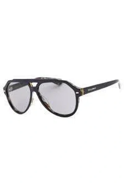 Dolce & Gabbana Men's Round Sunglasses With Italian Craftsmanship In Black