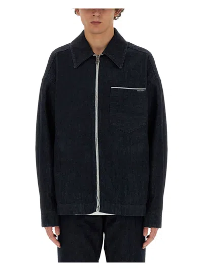 DOLCE & GABBANA MEN'S SELVEDGE BLOUSON