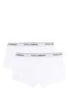 Dolce & Gabbana Two-pack Stretch Cotton Regular-fit Boxers In White