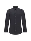 Dolce & Gabbana Black Stretch Poplin Shirt