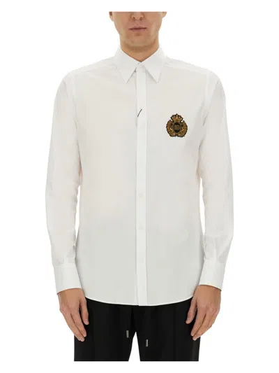 DOLCE & GABBANA MEN'S SHIRT PATCH LOGO