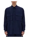 Dolce & Gabbana Shirt With Pockets In Blue