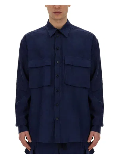 DOLCE & GABBANA MEN'S SHIRT WITH POCKETS