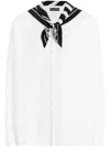 Dolce & Gabbana Shirt With Scarf Detail And Dropped Shoulders