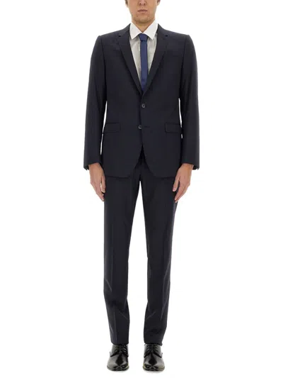 Dolce & Gabbana Men Single Breasted "martini" Suit In Blue