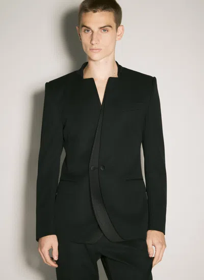 Dolce & Gabbana Men Single-breasted Wool Jacket In Black