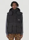 Dolce & Gabbana Men Sleeveless Down Jacket In Black