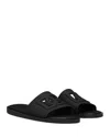 Dolce & Gabbana Men's Slide Sandals In Black