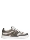 Dolce & Gabbana Strobel Portofino Light Sneaker In Calfskin In Biancogrg