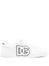 Dolce & Gabbana Canvas Sneakers With Round Toe And Rubber Sole In White