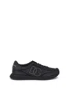 Dolce & Gabbana Low-top Nylon Sneakers With Leather Inserts