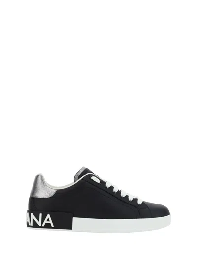 DOLCE & GABBANA DOLCE & GABBANA MEN LEATHER SNEAKER