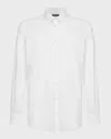 Dolce & Gabbana White Regular Solid Shirt In White