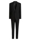 Dolce & Gabbana Men's Solid Stretch-wool Suit In Black