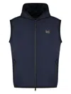 Dolce & Gabbana Sporty Vest With Zipper In Blue