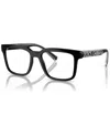 Dolce & Gabbana Men's Square Eyeglasses, Dg5101 52 In Black
