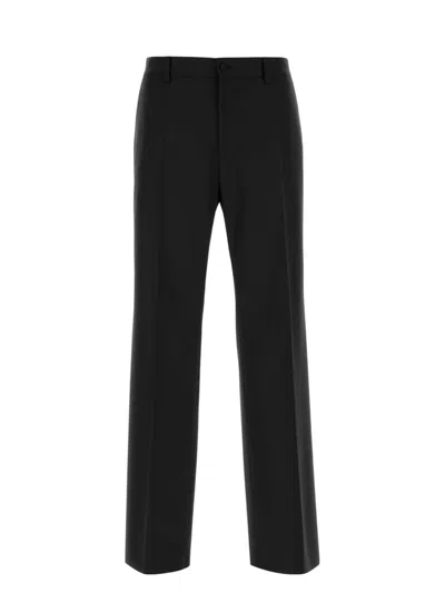 DOLCE & GABBANA MEN'S STRETCH WOOL PANT
