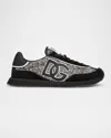 Dolce & Gabbana Low-top Wool Sneakers With Suede Inserts