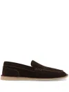 Dolce & Gabbana Suede Loafers In Buff