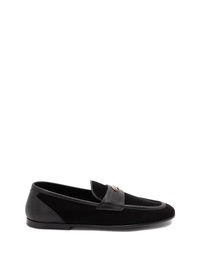 DOLCE & GABBANA DOLCE & GABBANA MEN SUEDE LOAFERS
