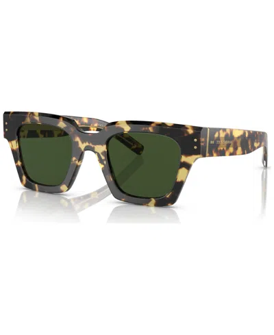 Dolce & Gabbana Men's Sunglasses, Dg4413 In Yellow Havana,crystal
