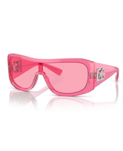 Dolce & Gabbana Men's Sunglasses Dg4454 In Pink Transparent