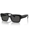 Dolce & Gabbana Sharped Rectangle-frame Sunglasses In Black