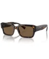 Dolce & Gabbana Sharped Rectangle-frame Sunglasses In Havana
